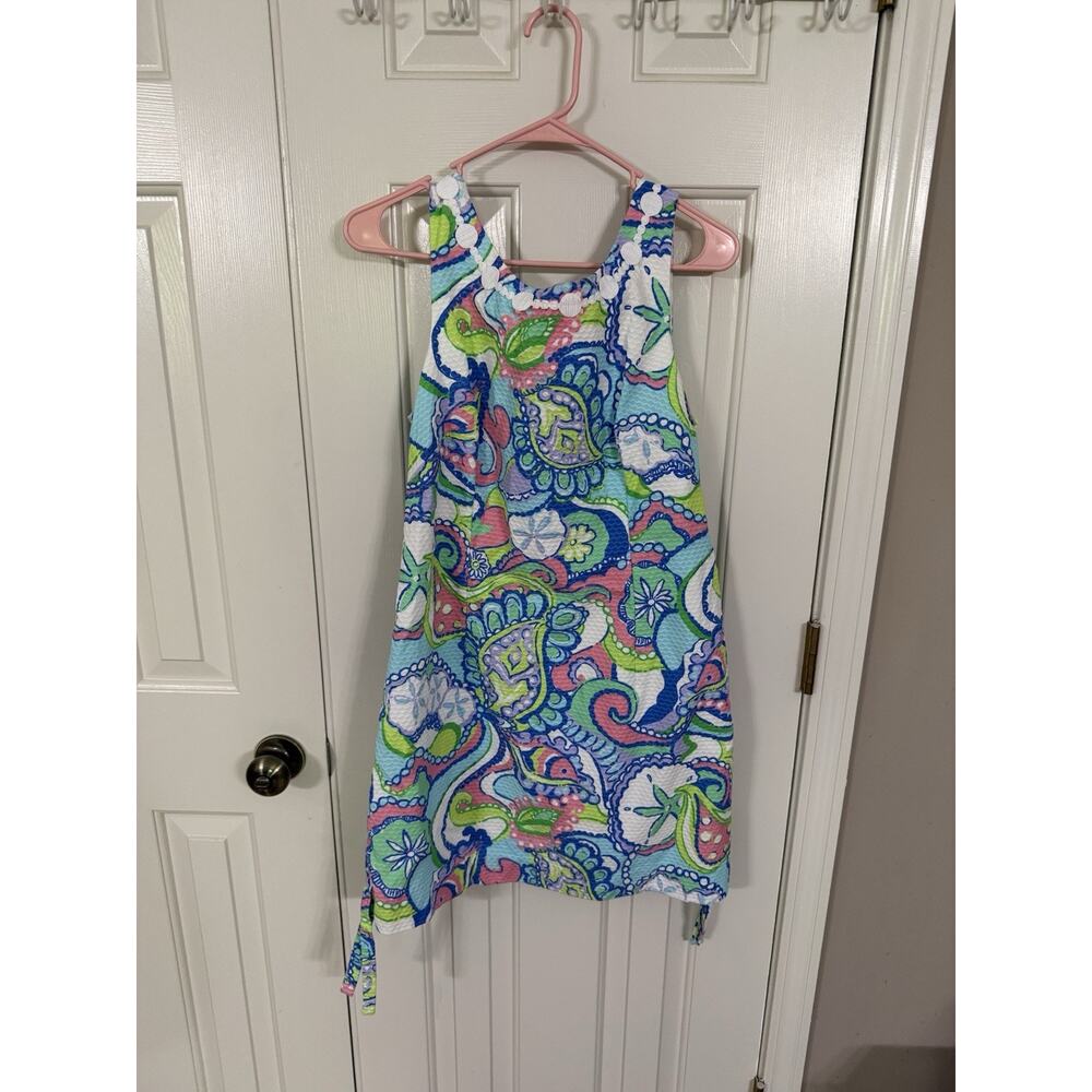 Lilly Pulitzer Delia Shift Dress Conch Republic 10